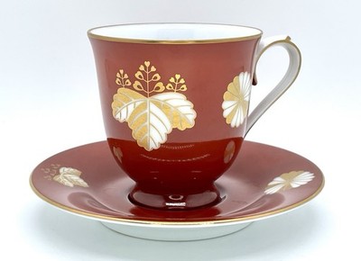 NORITAKE The Danbury Mint Demitasse Cup & Saucer Set