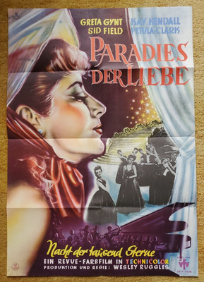 Paradies der Liebe (Kinoplakat '50) - Greta Gynt / Kay Kendall