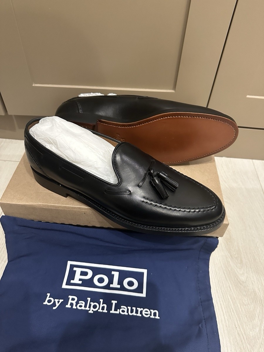 ?Polo by Ralph Lauren Navy Loafers with Embroidered Logo? Polo Ralph Lauren Paxton Crest-Embroidered Loafers in Blue  main image 2