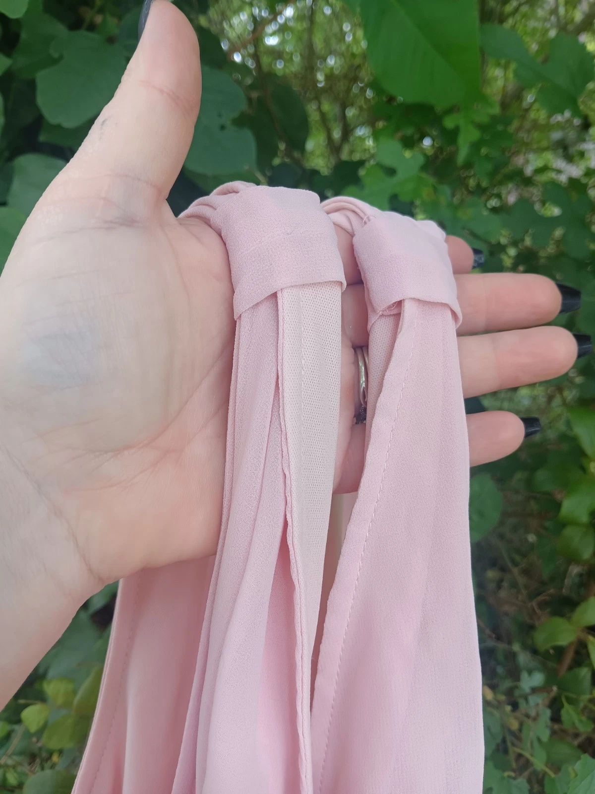 5x US18 Ever grazioso abito rosa blush volant plissettato San Valentino sexy Pasqua