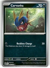 Carvanha 060/094 Common Phantasmal Flames Pokemon Reverse Holo Near Mint