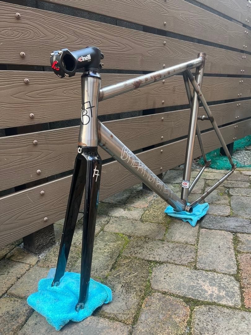 BB17 Transfer フレームセット Lサイズ BB17 Transfer Freme Set Bike Frame Used Rust Dent Size L | eBay