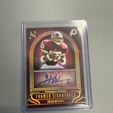 2025 Panini Silhouette - Brian Mitchell - Framed Signatures 19 /99