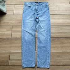 Men's Red Herring W34 L33 Straight Leg Jeans Regular Fit Leg Long Length 34L 34