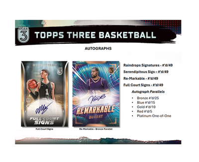 2023-24 Topps Three Basketball Hobby Box | eBay