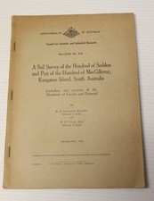 Soil Survey Of Seddon, MacGillivray, Kangaroo Island South Australia 1948