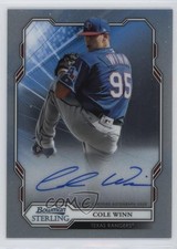 2019 Bowman Sterling Prospect Auto Cole Winn #BSPA-CW Auto za5