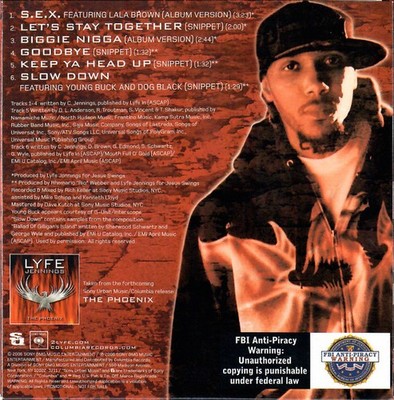 Hy Lyfe Inc. – Pure Uncut The Album Lyfe Jennings - The Phoenix-Album Sampler (CD, Promo, Smplr) (Near