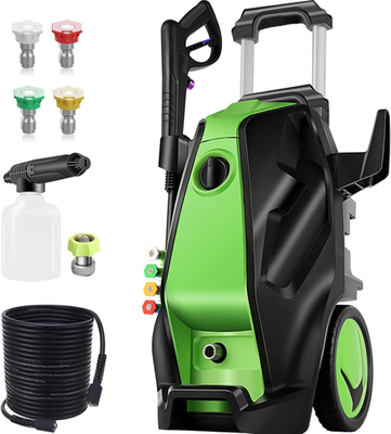 #ad 5000PSI 4.0GPM Heavy Duty Electric Pressure Washer with 33 FT Extension Hose 4 $131.53