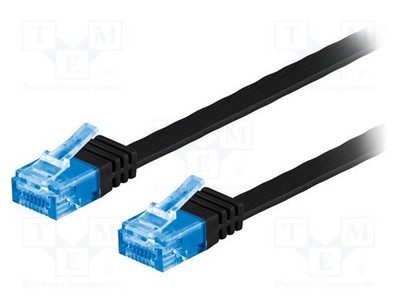 Cu Patch cord U/UTP 6a RJ45-Stecker,beiderseitig Line PVC