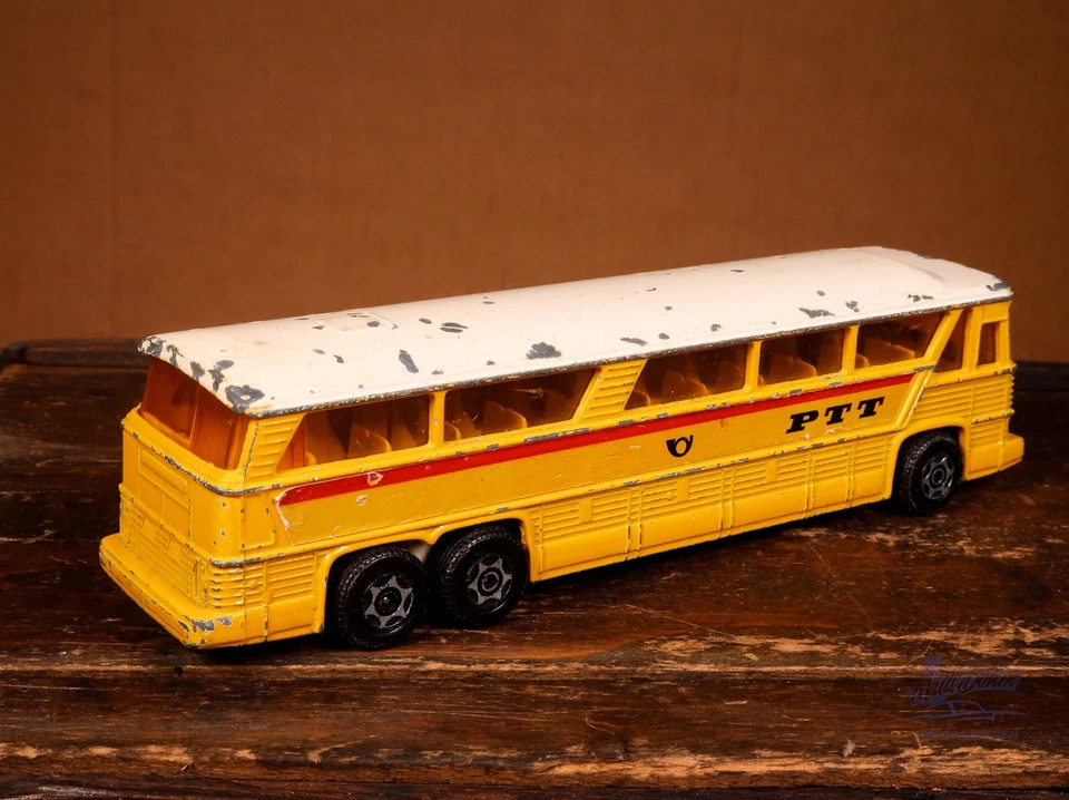 Corgi E2025 Greyhound PTT Bus Post Schweiz CH Switzerland Bus vintage diecast - Bild 3 von 4