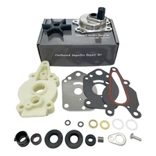 Water Pump Kit for Mercury Mariner 6/8/9.9/15HP Replaces 46-42089A5 47-42038-2