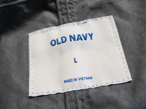 Old Navy Mens Hoodie Jacket Large Lightweight Windbreaker Cotton Nylon Pockets - Picture 4 of 17
