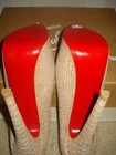 100% AUTHENTIC NEW WOMEN LOUBOUTIN DAFFODILE 160 LEIGE EMBOSSE PUMP/HEEL US 8.5 — photo 6