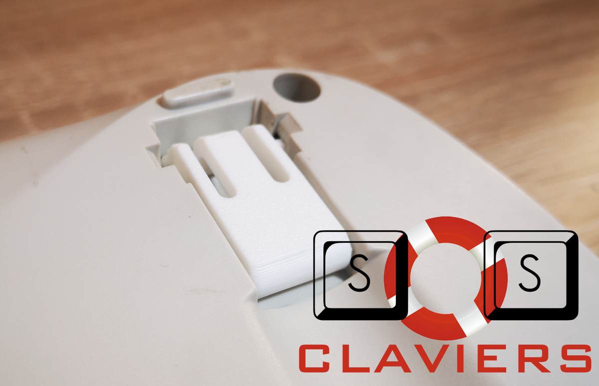 Pieds Inclinaison Pour Clavier Logitech Cordless Desktop Express - Neufs, Blancs, Pièces De Rechange