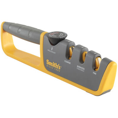 Smith's Sharpener Yellow and Grey Colored Adjustable Angle, 10.5 inch SM50264