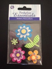 Sandylion Essentials FUN FLOWERS STICKERS NEW EK