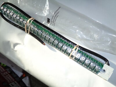 ID25HLNNCB026A CLEAR 3M ATS WIRE TERMINAL BLOCK 25 PR HORIZONTAL 2.5 ...