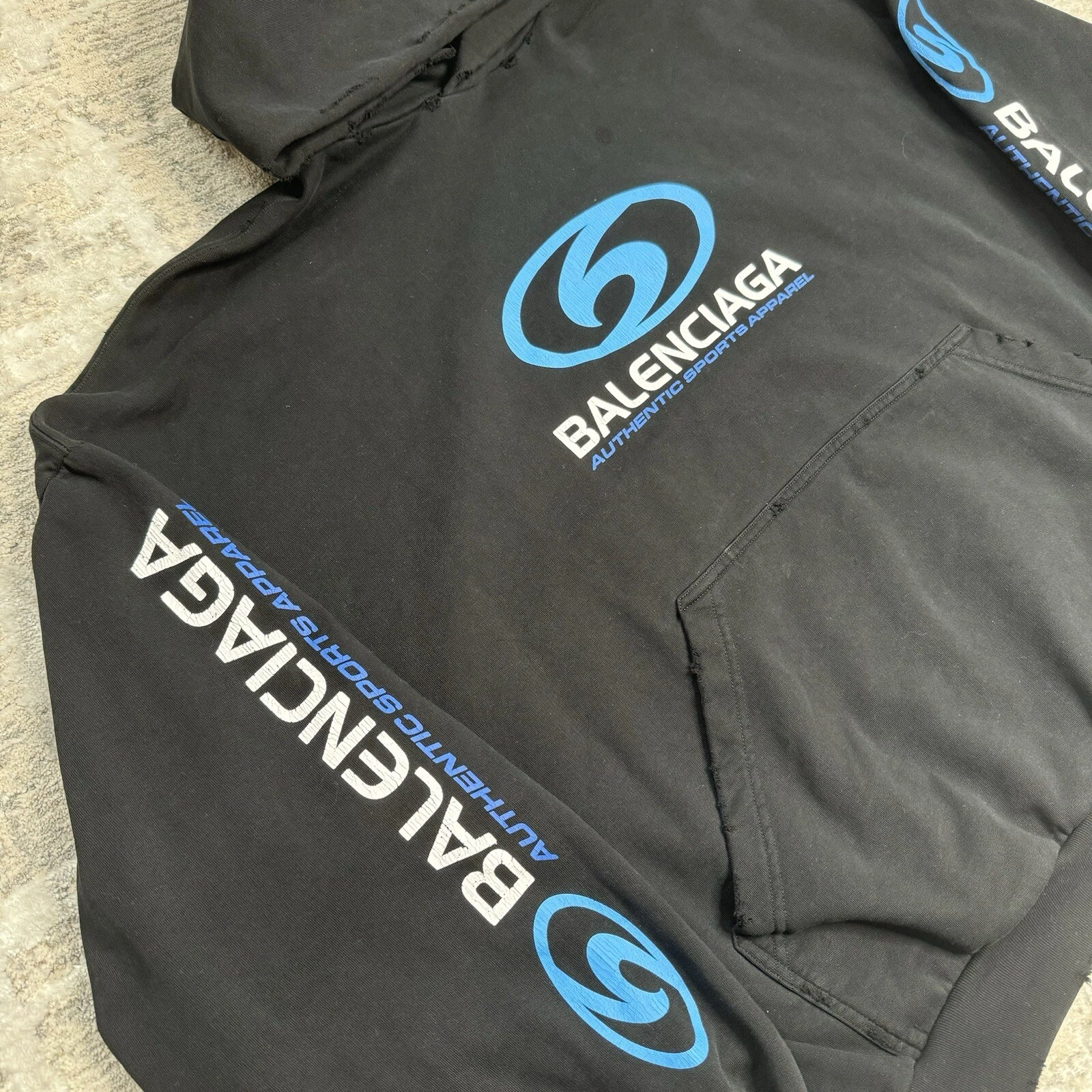 Felpa con cappuccio Balenciaga Surfer