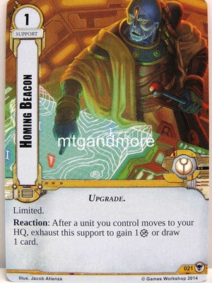Warhammer 40000 Conquest LCG - Homing Beacon  #021 - The Howl of Blackmane