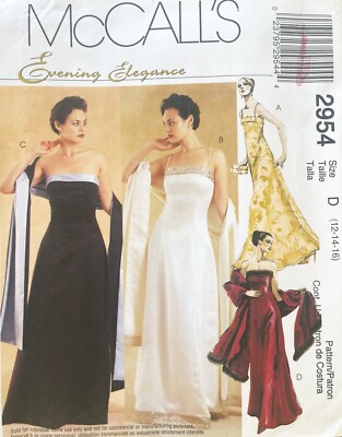 McCall's Misses' Linen Dress Pattern 2954 Size 12-16 UNCUT | eBay UK