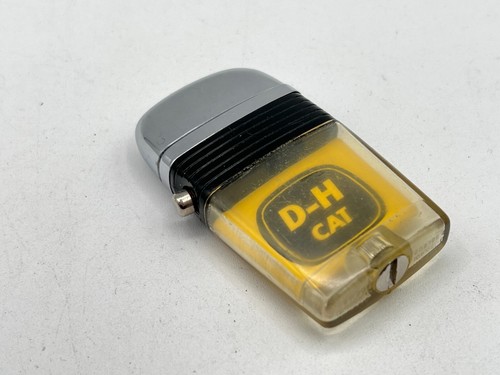 Vintage Scripto D-H Cat Dean-Hanes Machinery VU-Lighter w/ Black Band READ AS-IS - Picture 2 of 13