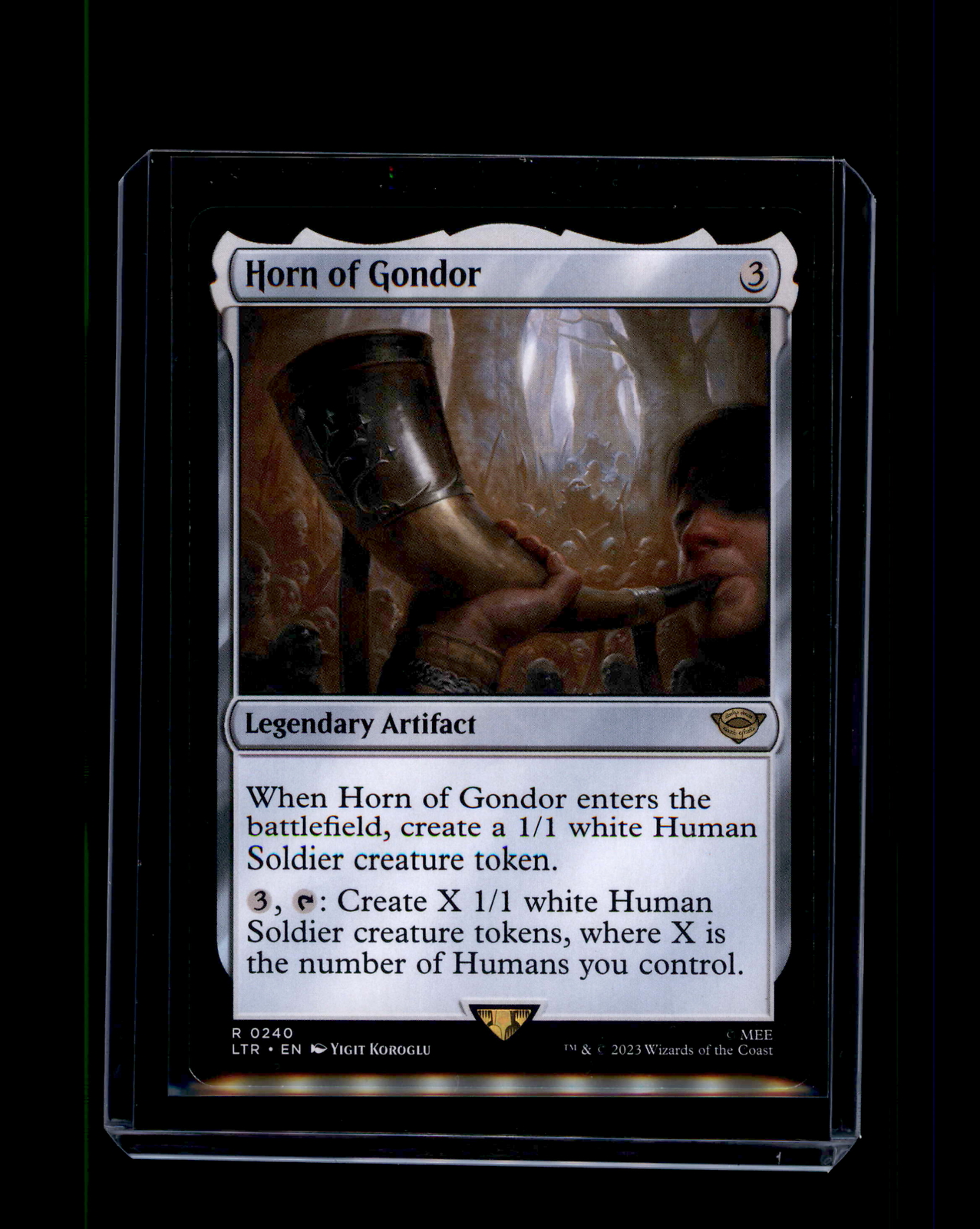 MTG Horn of Gondor #240 Rare Universes Beyond: The Lord of the Rings