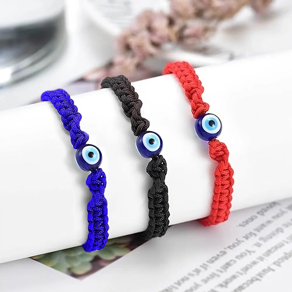 Armband mit Nazar Perle Boncuk Blaue Türkische Auge Böser Blick Amulett Evil Eye - Bild 4 von 4