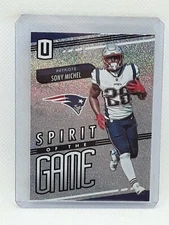Sony Michel 2019 Unparalleled Football - Spirit Of The Game New England Patriots