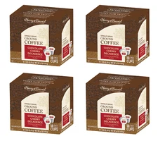 Harry & David Coffee, Chocolate Cherry Decadence, 4/18 count boxes - 72 total