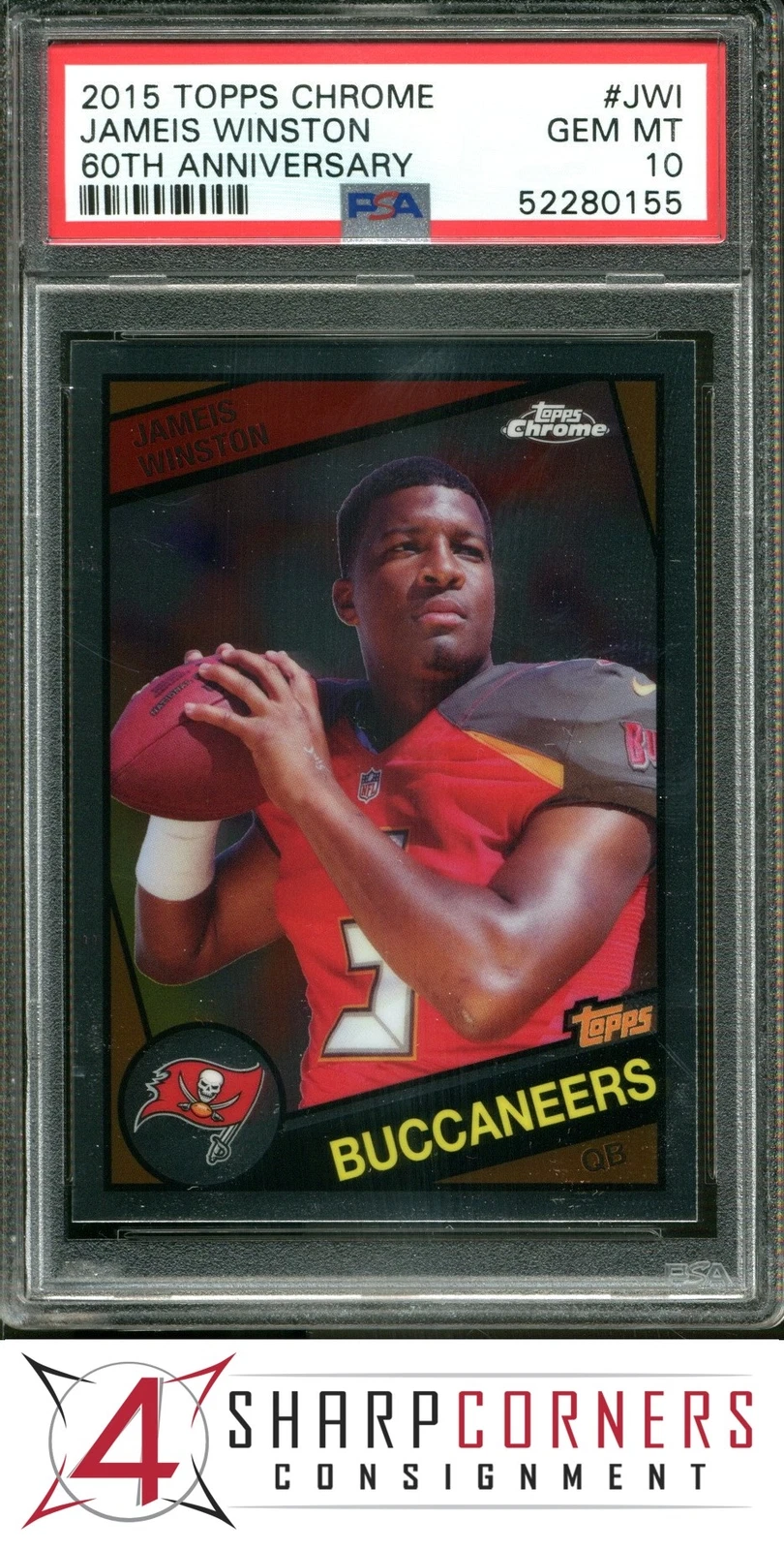 Jameis Winston Topps Chrome 60th Anniversary #JWI Base