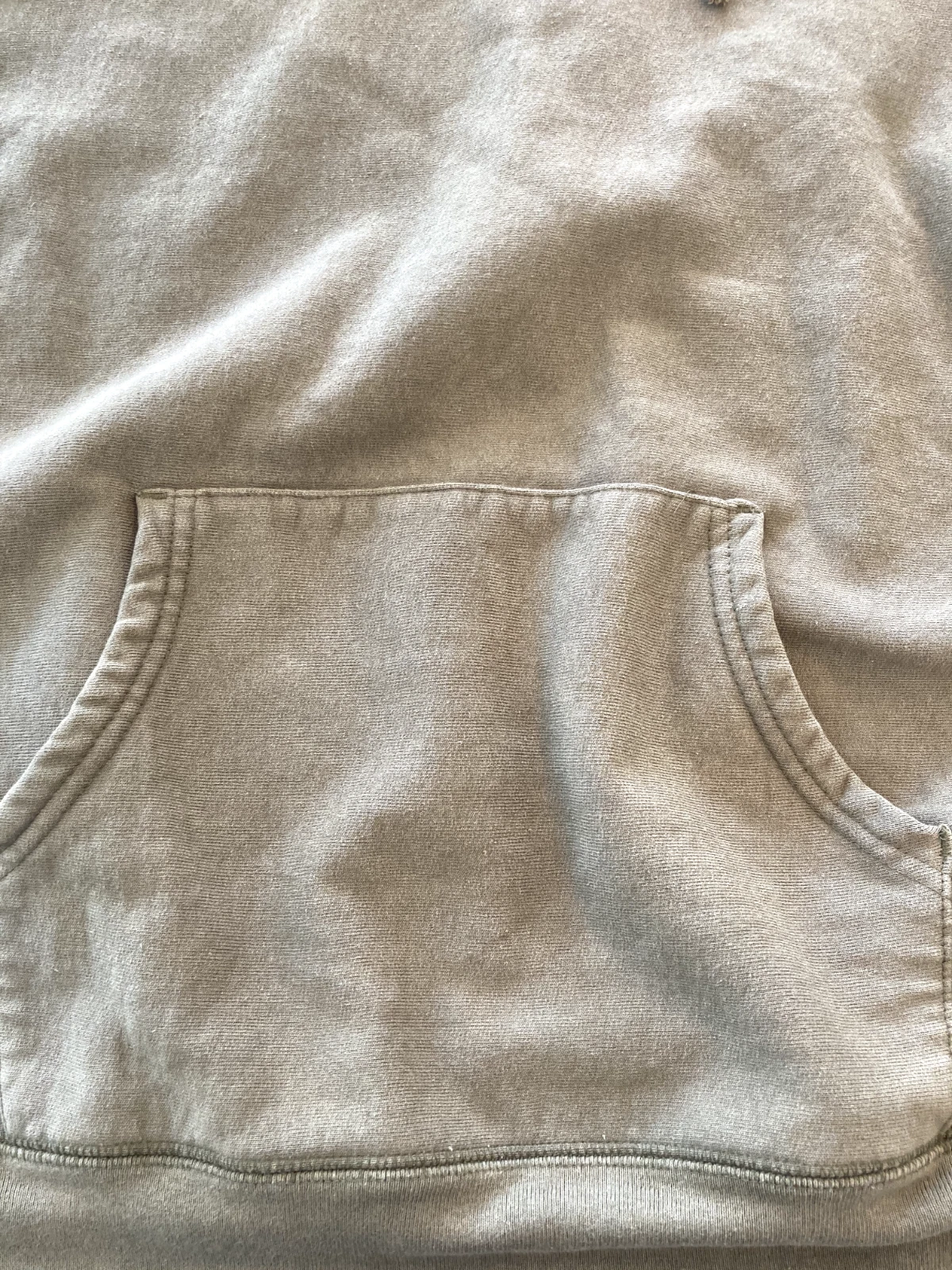 Felpa con cappuccio classico logo cromato Supreme oliva taglia FW16 large usata