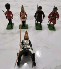 Britains LTD Lead Figure Lot Soldier Guard Warrior Toy Military Model Army Vtg