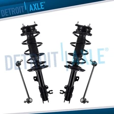 AWD Front Struts w/ Coil Spring Assembly Sway Bars Kit for 2013-2016 Mazda CX-5