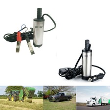 Electric Submersible Pump Fuel Water Oil Stainless Steel Pumps DC 12V Tool