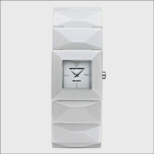 Emporio Armani Orologio da polso Donna AR1436 In Ceramica Bianco | eBay