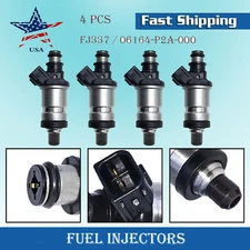 Set of 4 Fuel Injectors for 1996 97 98 99 00 Civic LX DX D16Y7 Reman