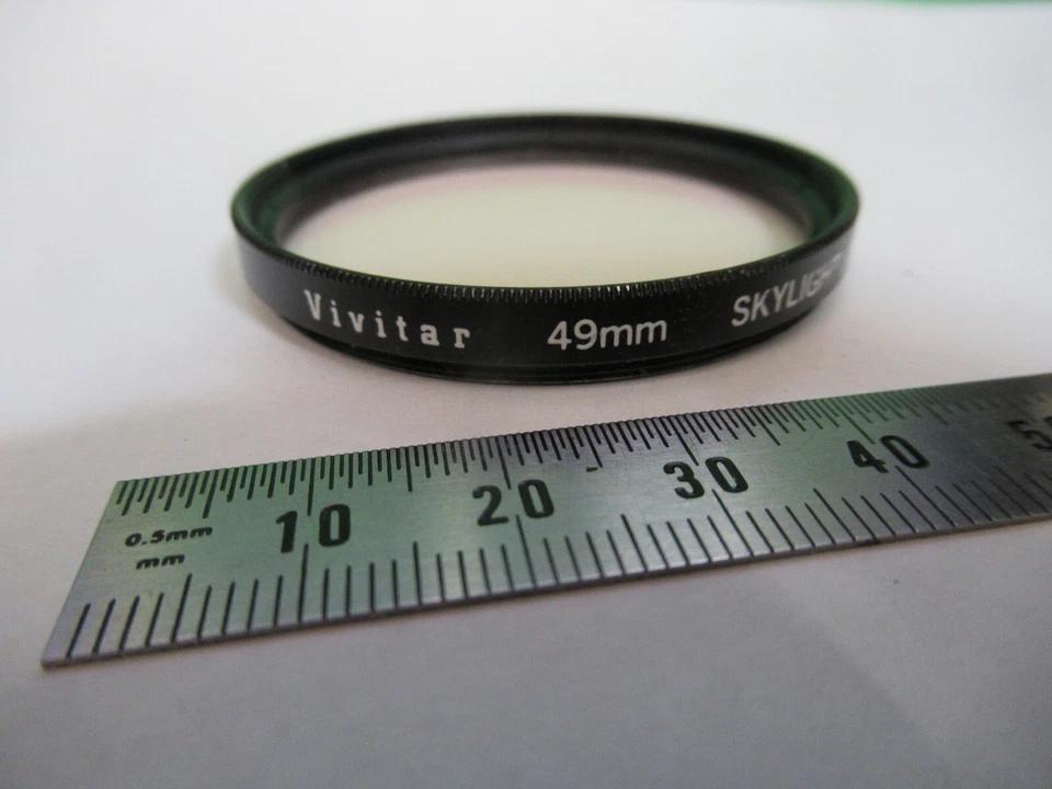 CAMERA LENS COVER FILTER VIVITAR SKYLIGHT 1A 49mm AS PICTURED R2-A-113 - Image 3 of 4