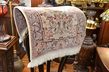 Vintage 3.5' X 2' Hand Woven Traditional Kashmiri Rug Floral Hand Knotted