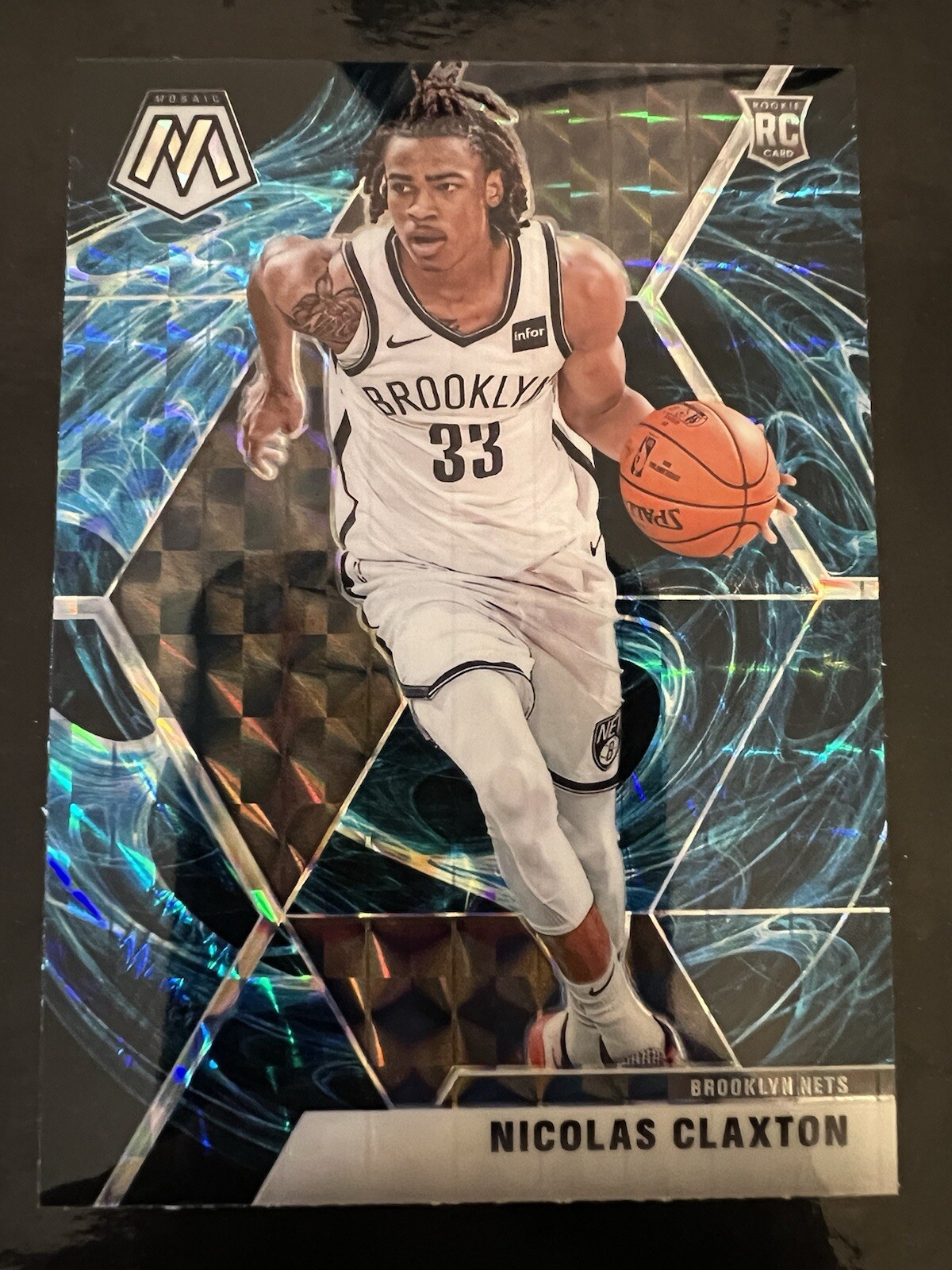 2019 Panini Mosaic Nicolas Claxton Genesis SSP #236 Rookie RC | RARE