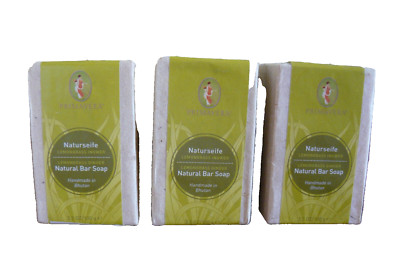 3 x Naturseife/Natural Bar Soap~ Lemongrass/Ingwer ~Handmade in Buthan~Primavera