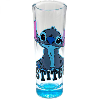 Disney Stitch Glass Half Full Collection Shot Glass Clear