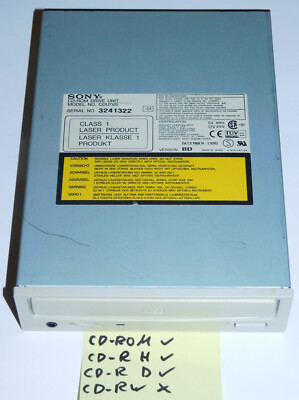 Sony CDU76S 4x CD-ROM Laufwerk Reader Optical Disk Drive CD-ROM CD-R SCSI 50 pin