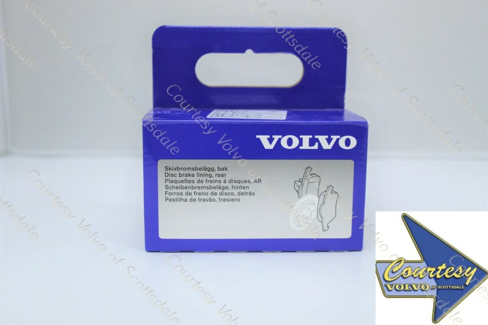 ОРИГИНАЛЬНЫЙ VOLVO Заводской комплект задних тормозных колодок S40 V50 C30 C70 31341331 - Изображение 3 из 4