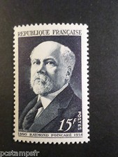 FRANCE - 1950, timbre 864, R. Poincaré, neuf**, VF MNH STAMP, CELEBRITY