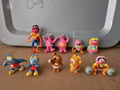 Lot Of 10 VTG Muppet Babies / Gonzo+ More PVC Figure 1988 Applause  Trl8#134