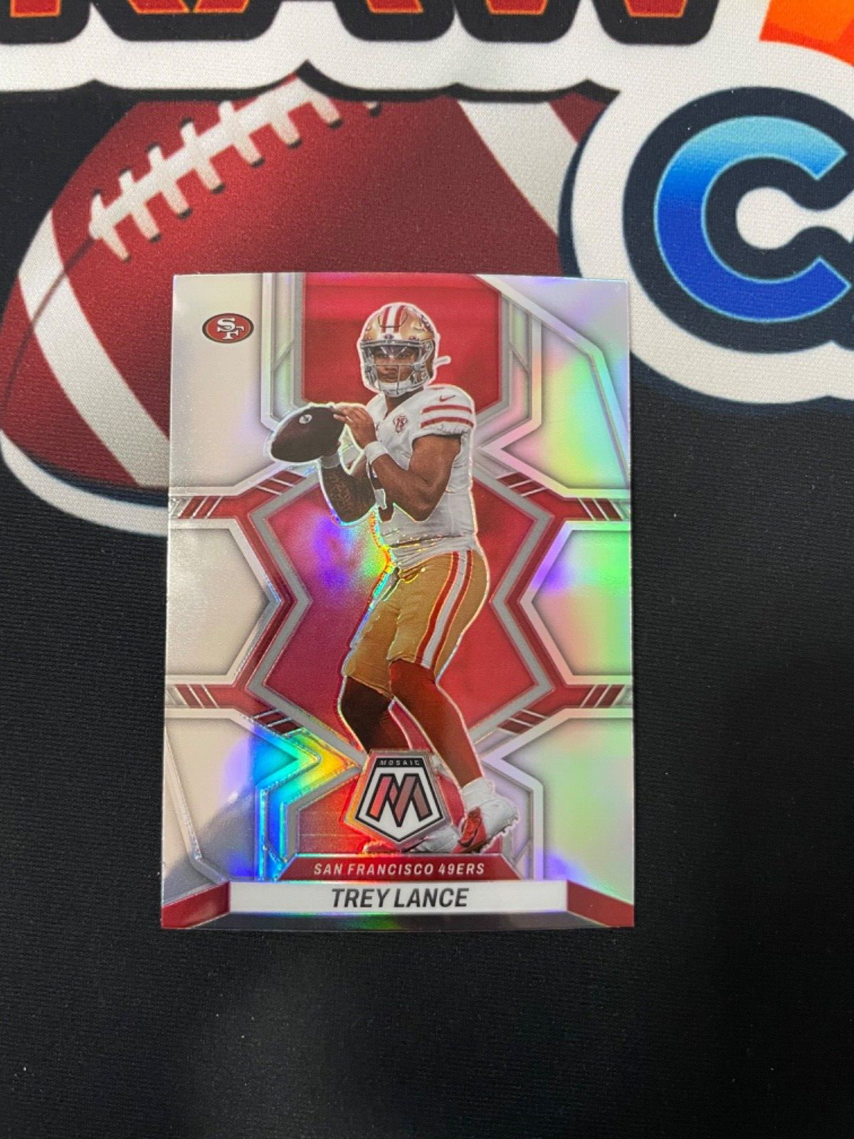 TREY LANCE 2022 Mosaic Football #175 SILVER PRIZM San Francisco 49ers