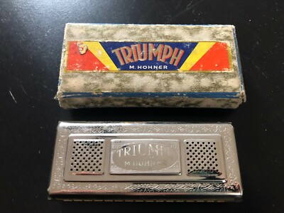 Harmonica Triumph M.Hohner Made in Germany 1153/32 G vintage epoca