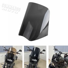 For Harley Dyna Softail Street Bob Low Rider Fat Bob FXFB FXFBS Gray Windshield