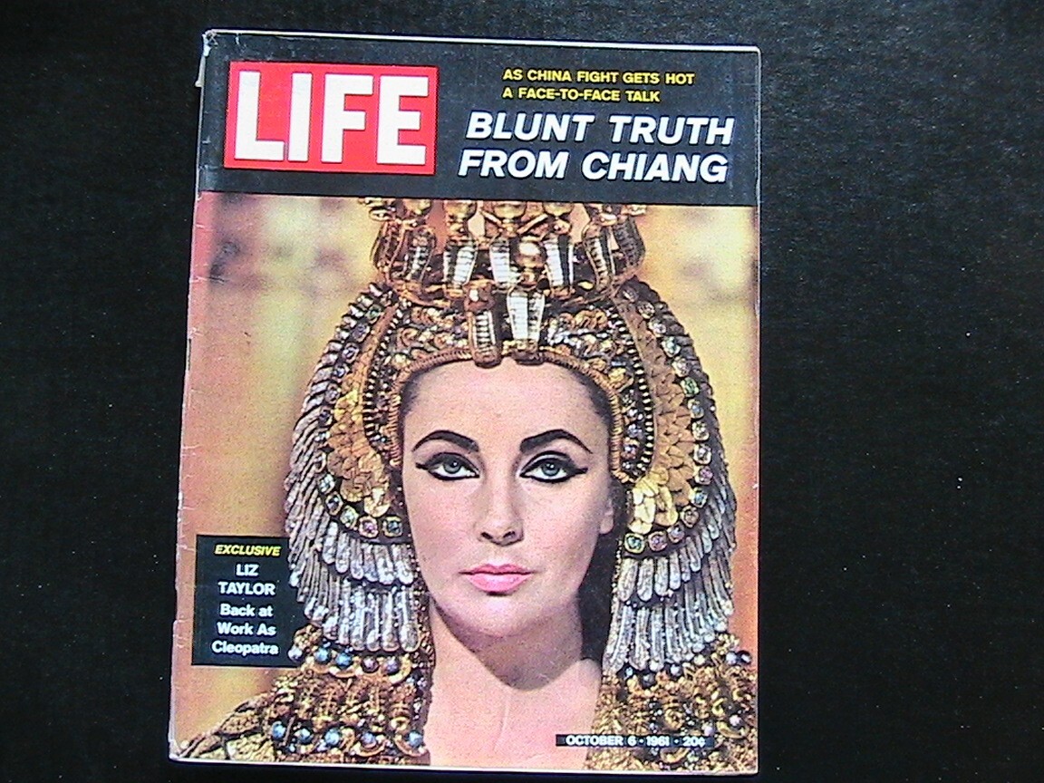 Life Magazine October 6 1961 Elizabeth Taylor As Cleopatra